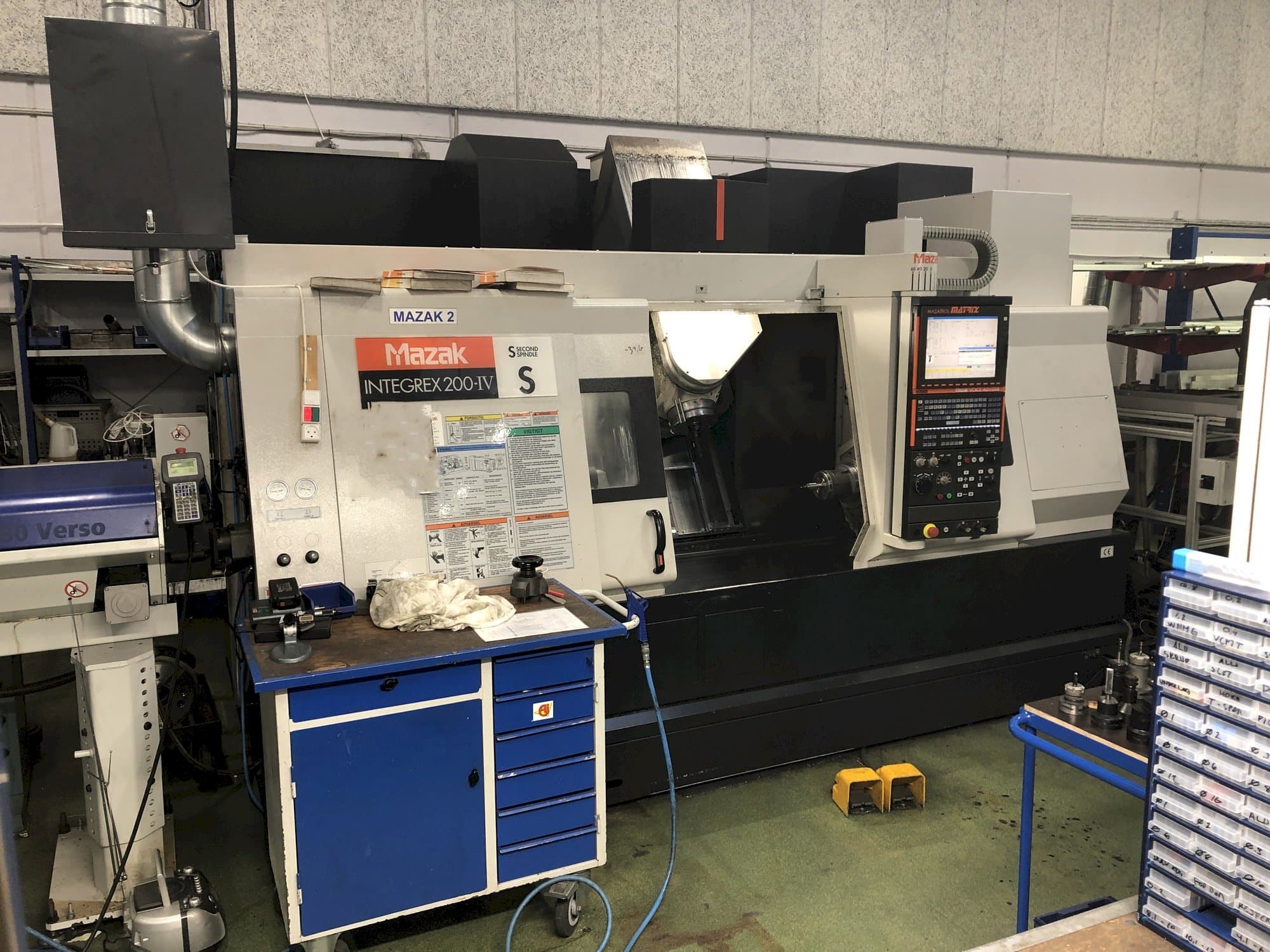 Frontansicht der Mazak INTEGREX 200-IV  Maschine