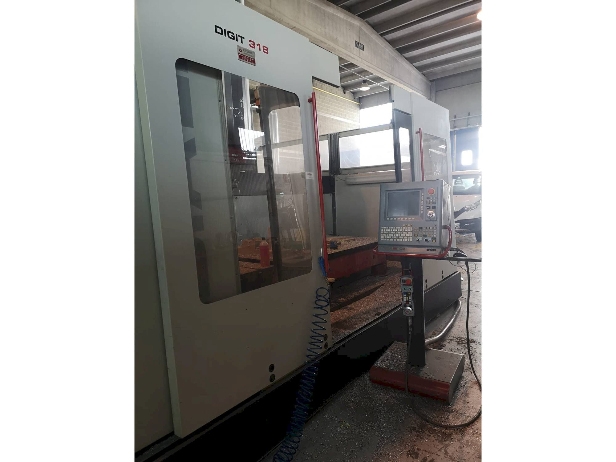 Linke Seitenansicht der Fidia DIGIT 318 FH Maschine