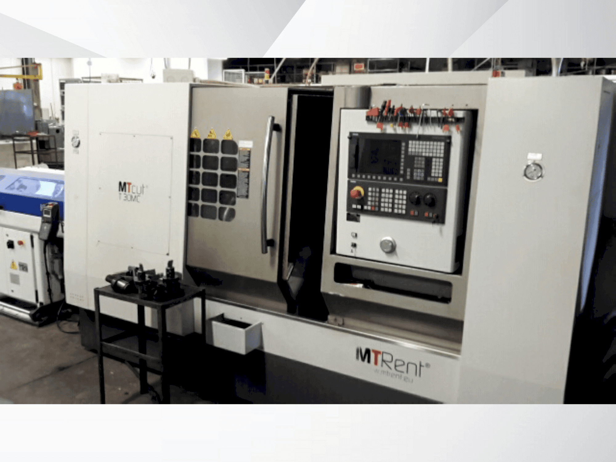 Frontansicht der MTRent T30MC  Maschine