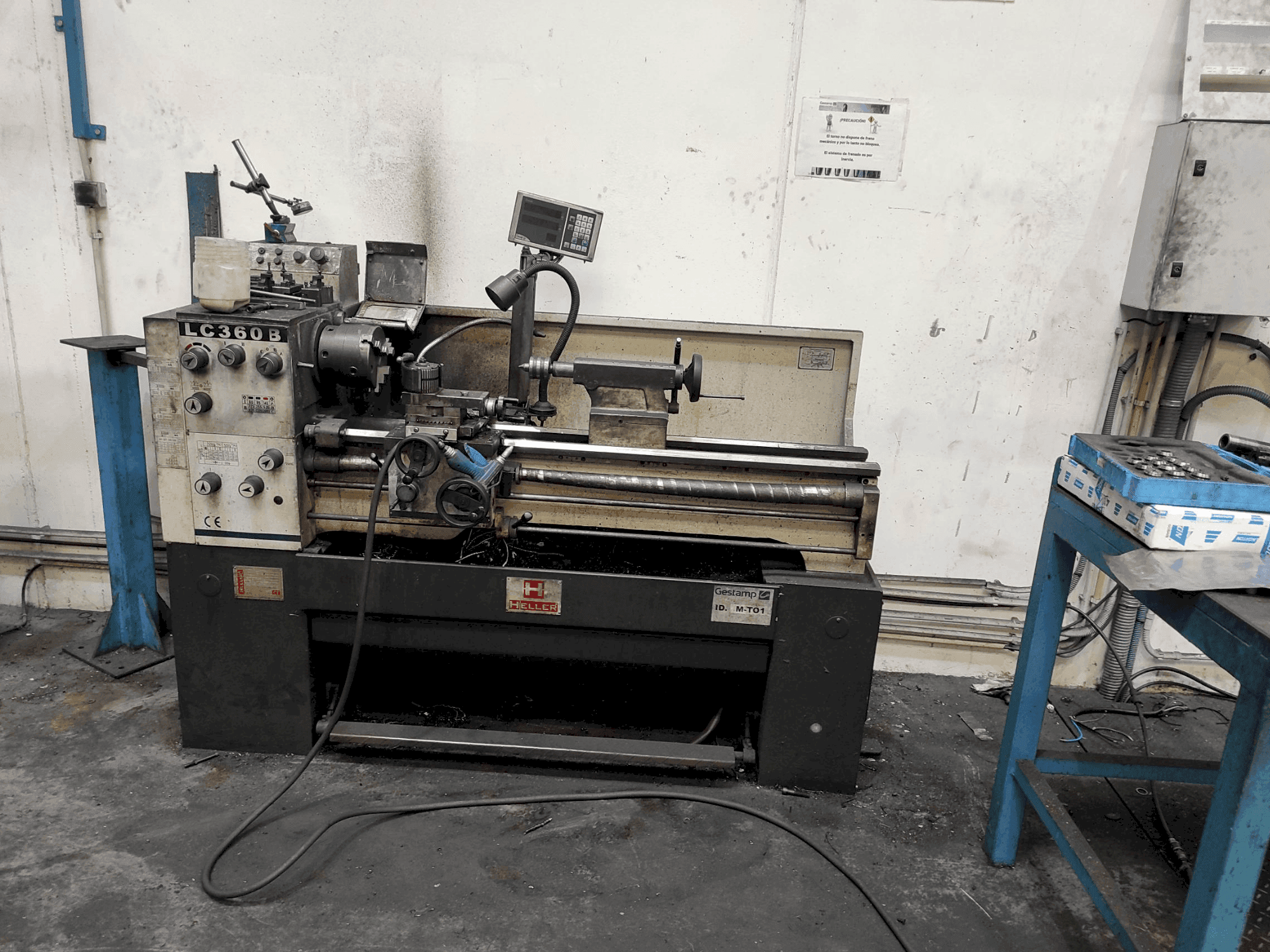 Frontansicht der HELLER LC 360 B  Maschine