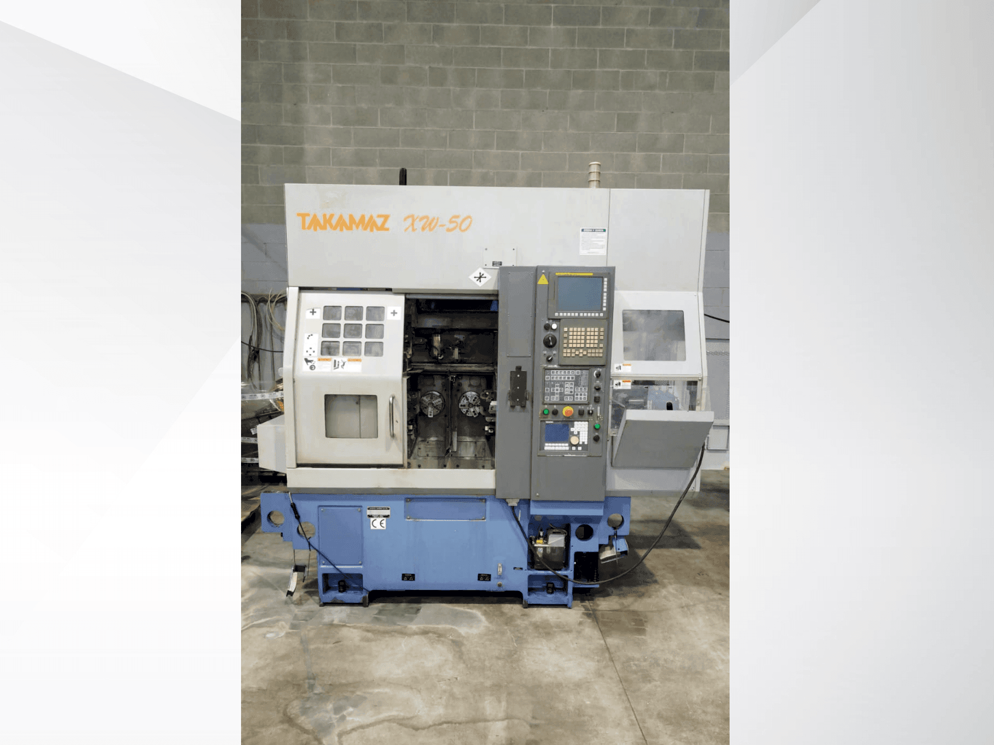 Frontansicht der Takamaz NW 50  Maschine