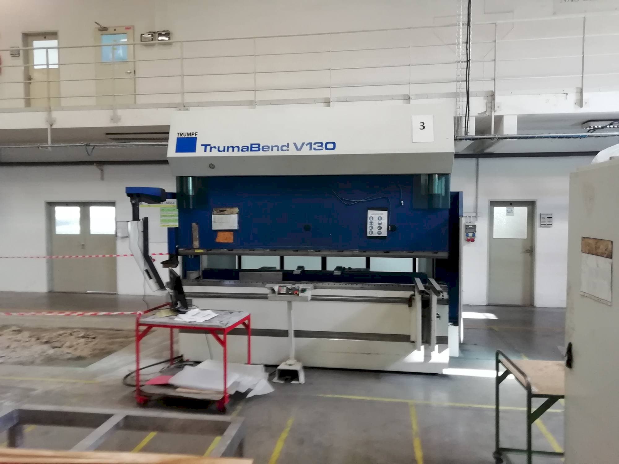 Frontansicht der Trumpf TrumaBend V130  Maschine