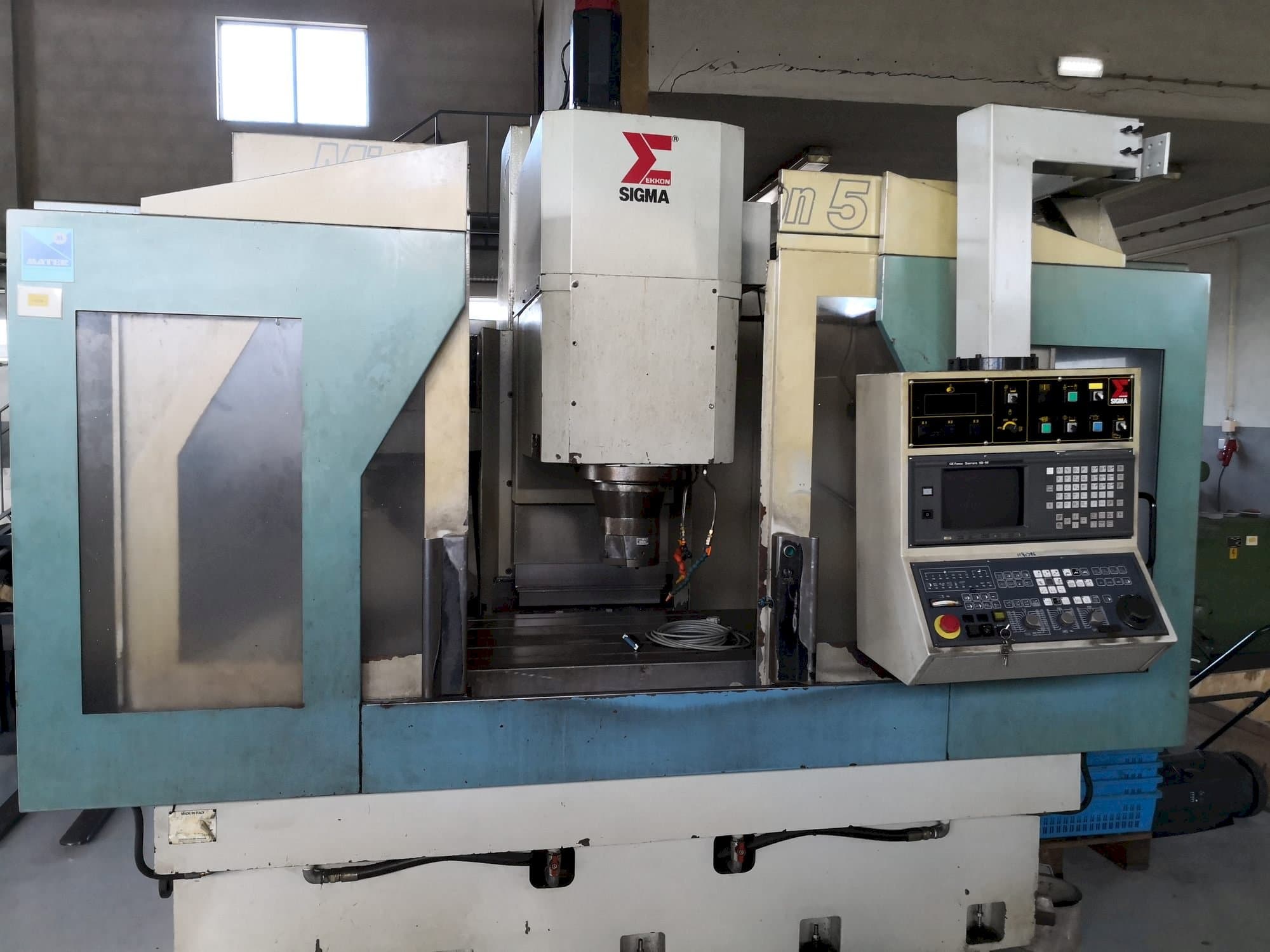 Frontansicht der Sigma Mission 5  Maschine