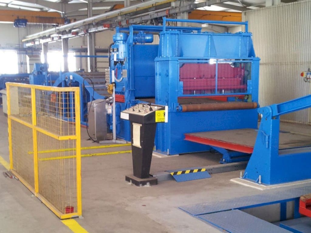 Frontansicht der Sacma									 SP4A  Maschine