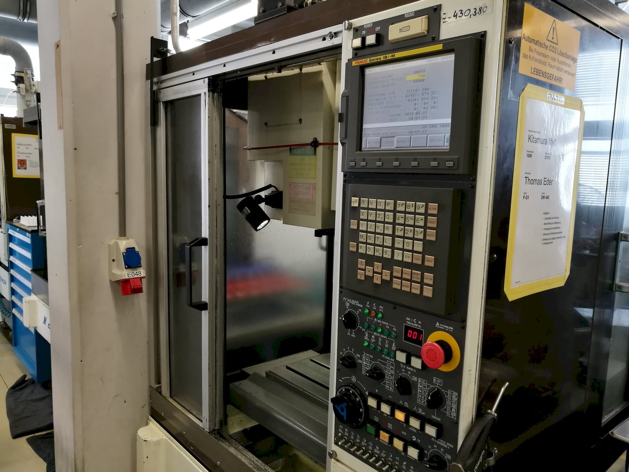 Frontansicht der Kitamura Mycenter-0  Maschine