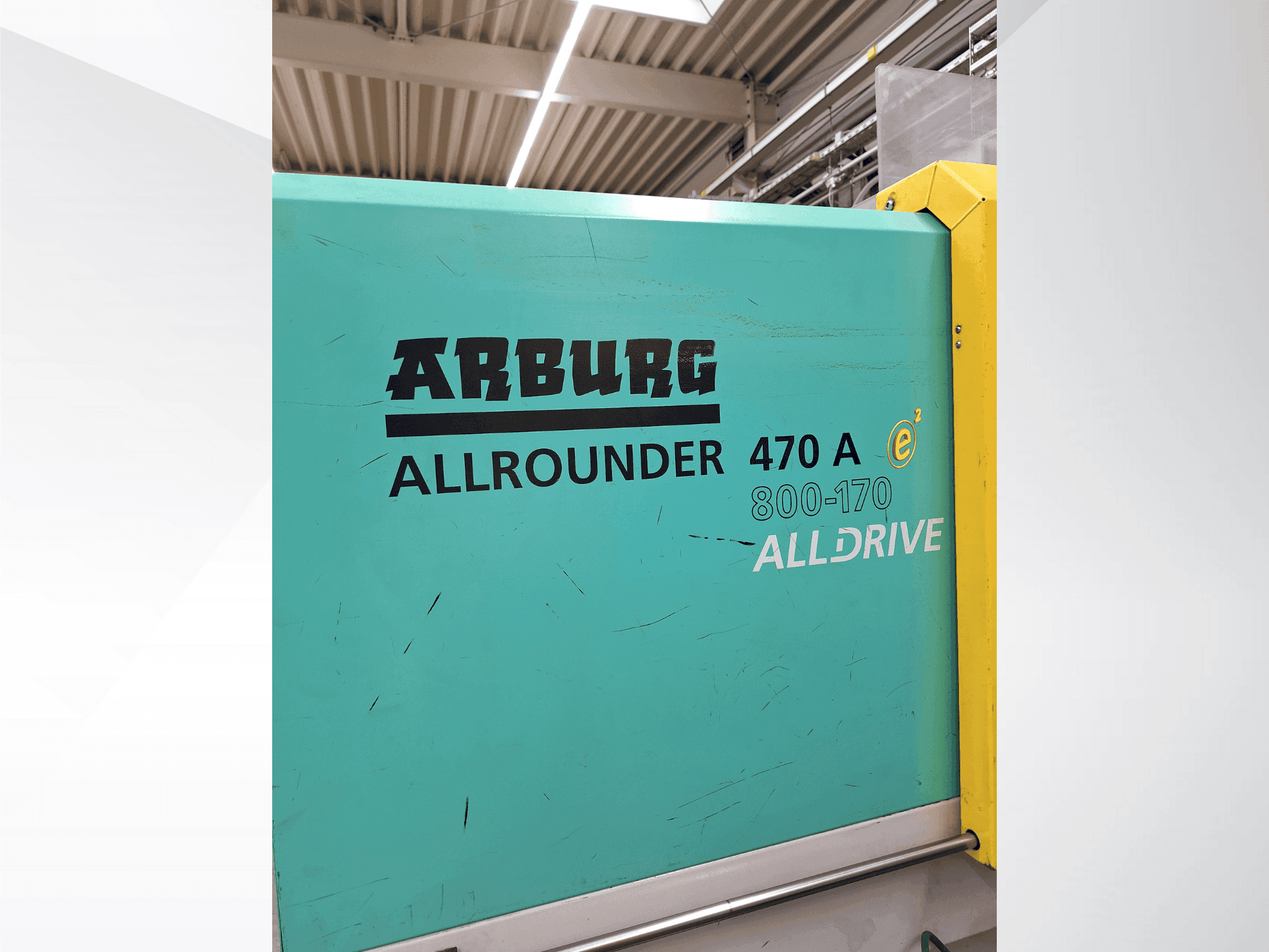 Frontansicht der Arburg 470 A 800-170  Maschine