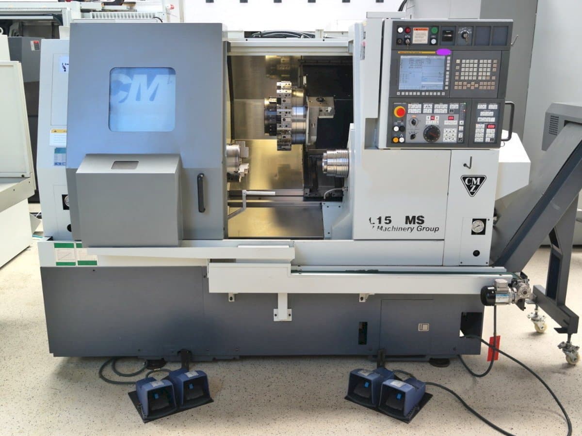 Frontansicht der CMZ TL 15 SMC  Maschine