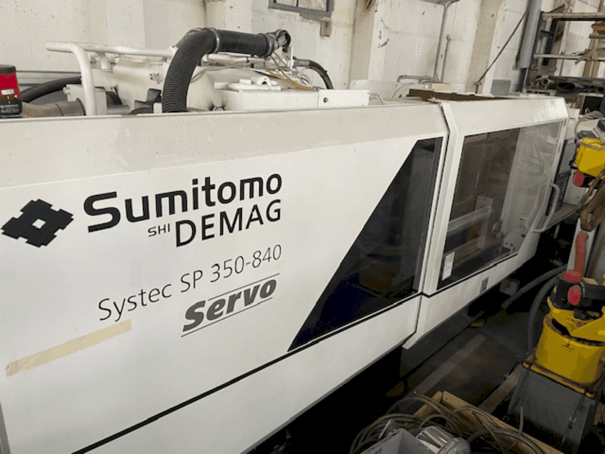 Frontansicht der SUMITOMO SHI DEMAG Systec SP 350/720-840  Maschine