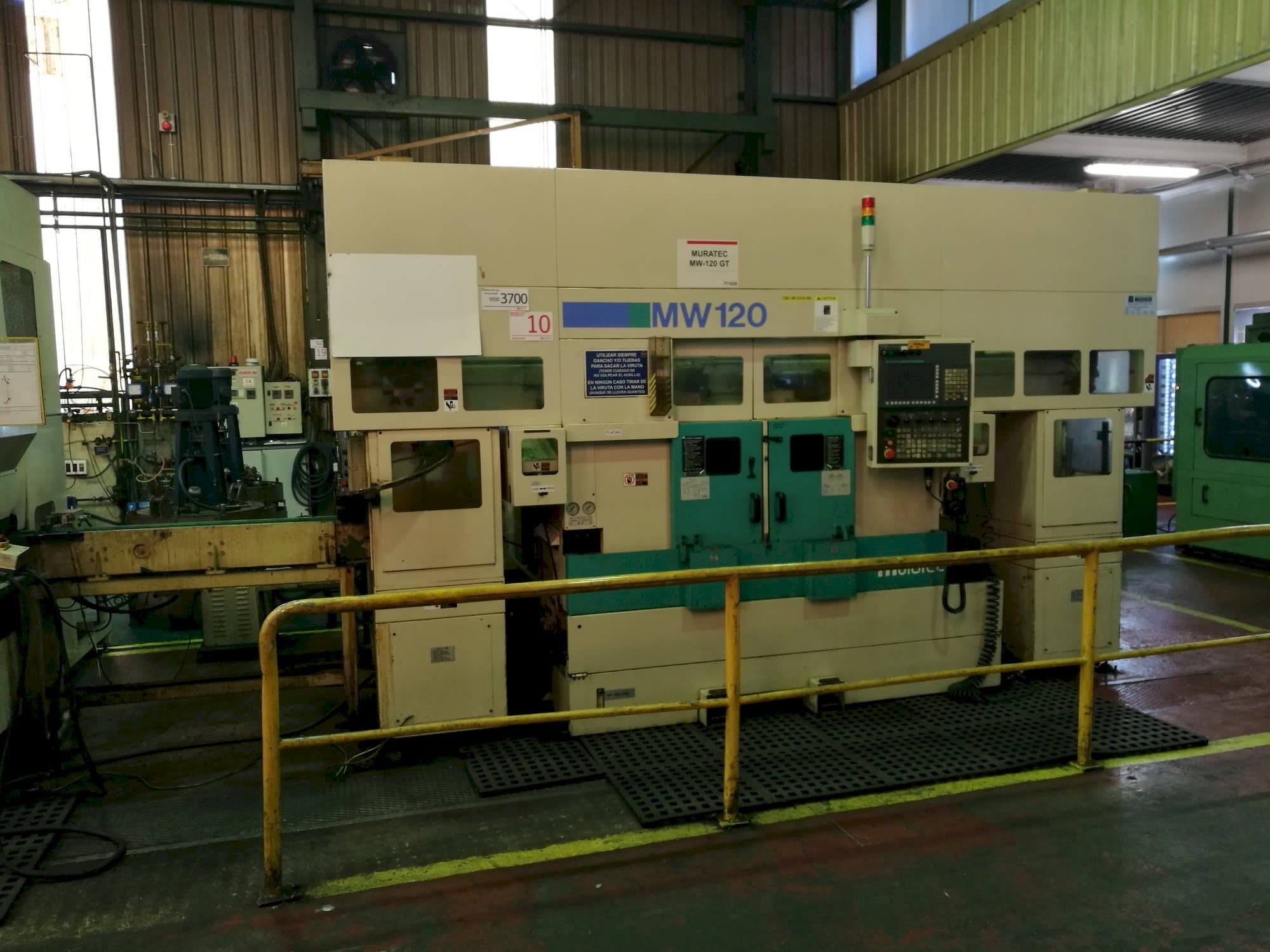 Frontansicht der Muratec MW120  Maschine