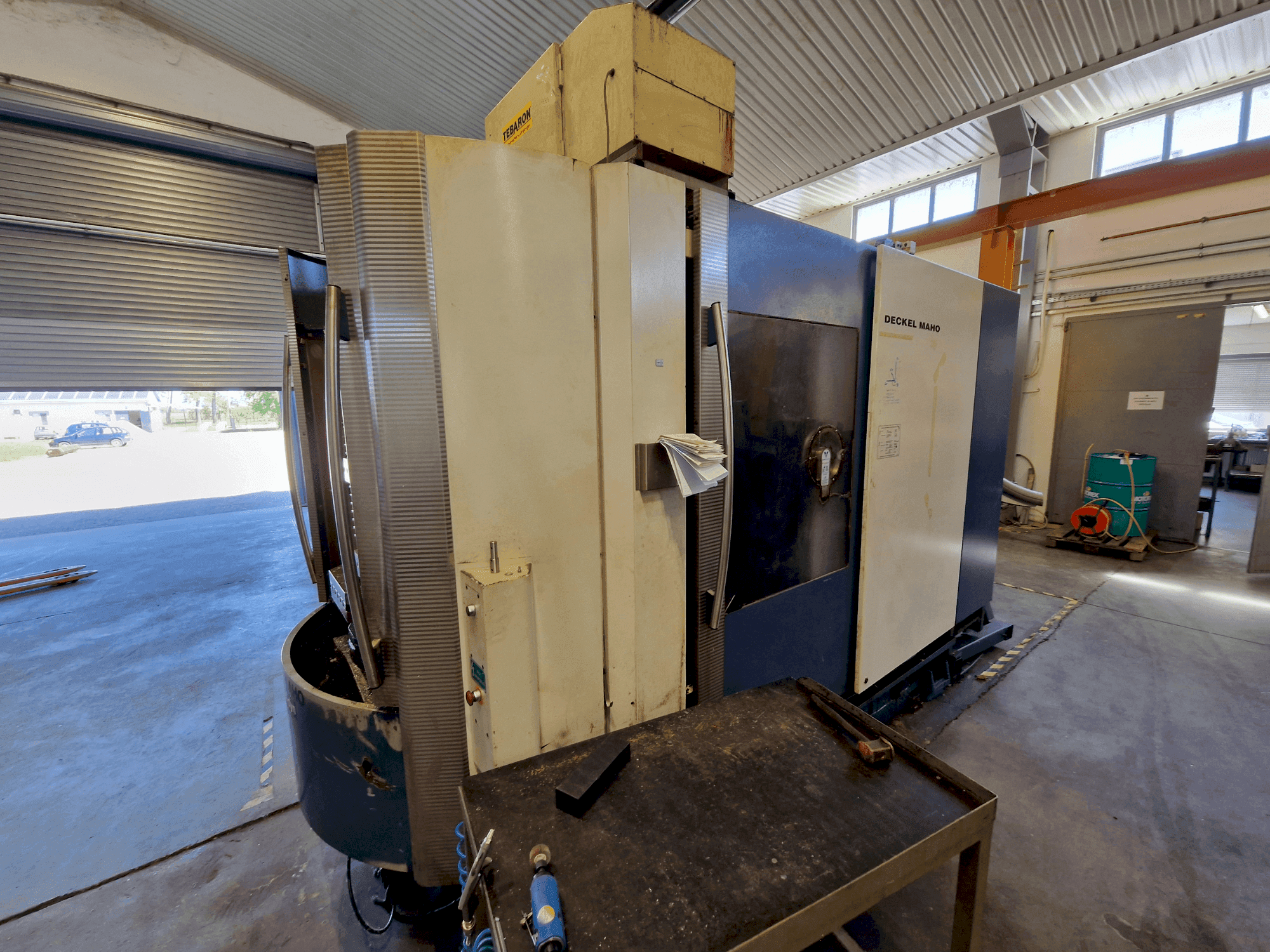 Frontansicht der DECKEL MAHO DMC 60 H Hy Din  Maschine