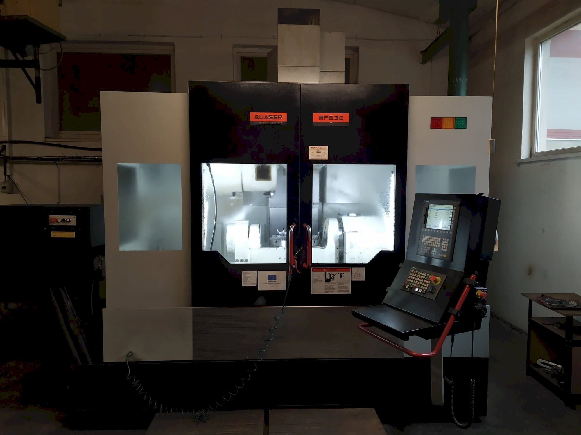 Frontansicht der Quaser MF 630C  Maschine