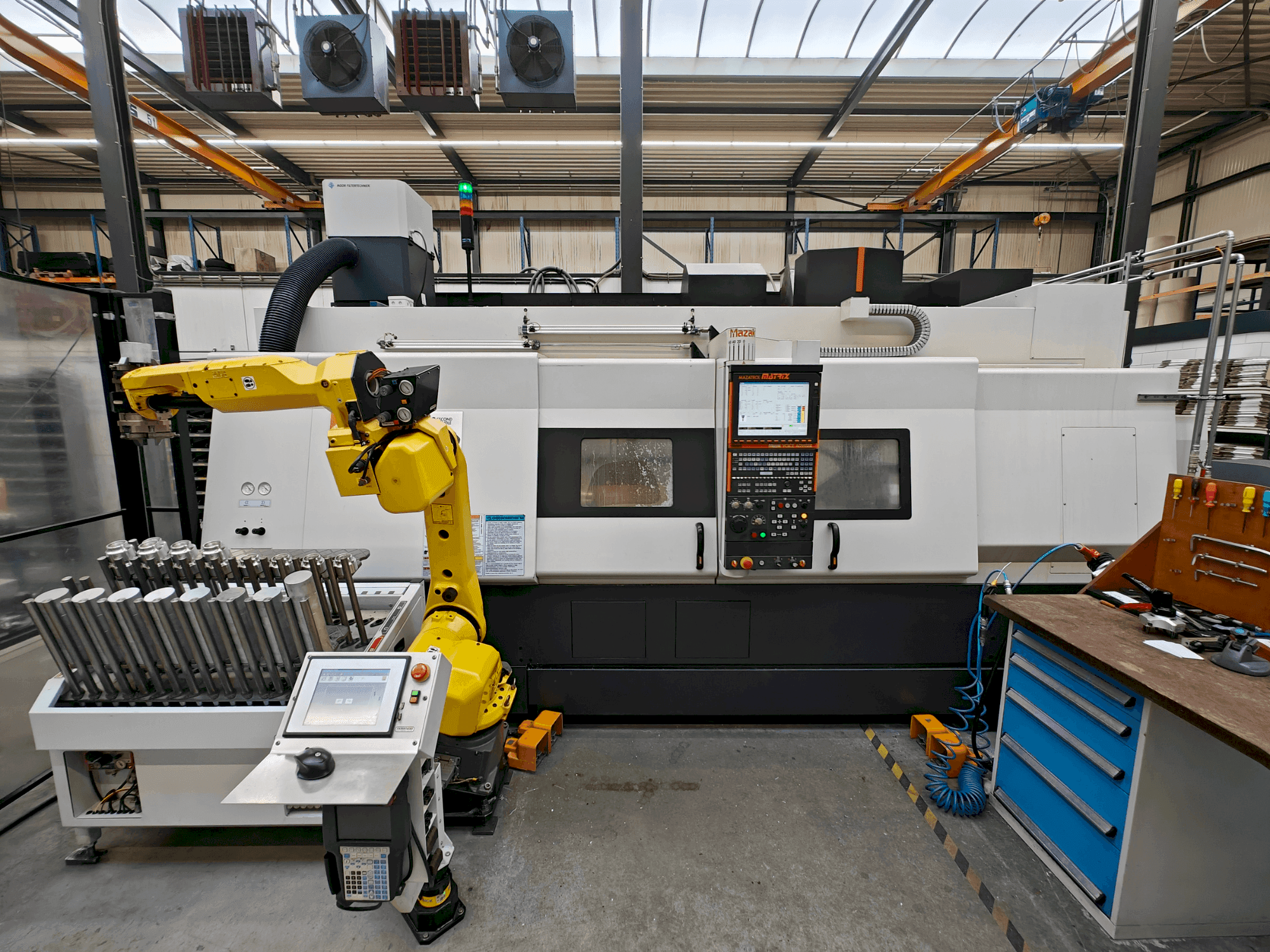 Frontansicht der Mazak Integrex 400-IV-S x 1500  Maschine