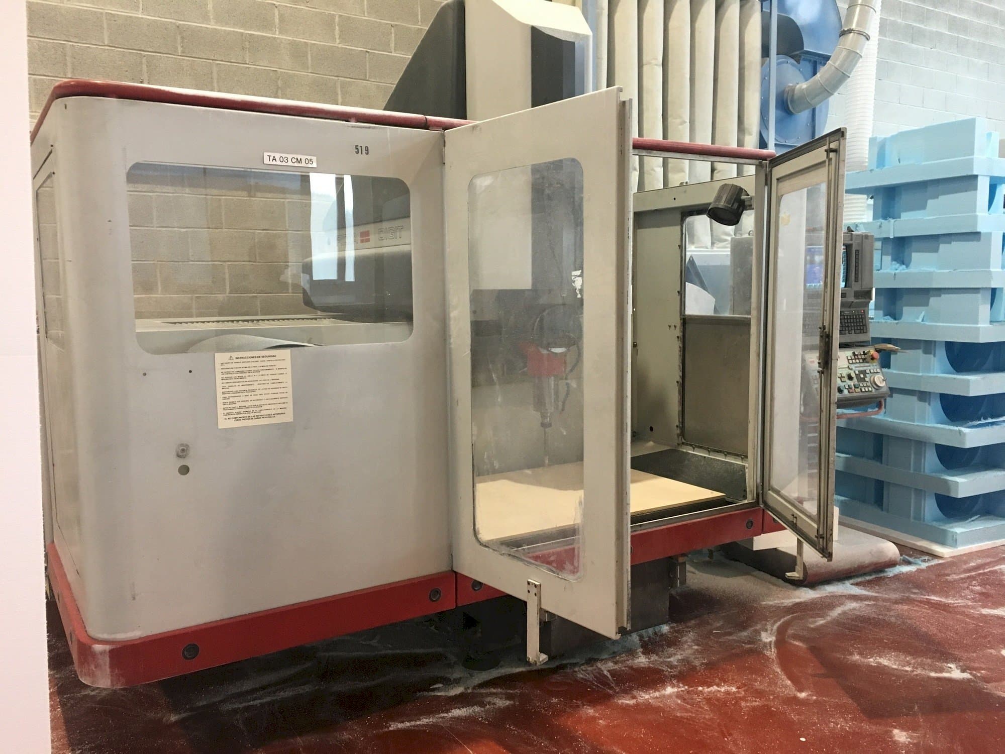 Frontansicht der Fidia Digit 165  Maschine