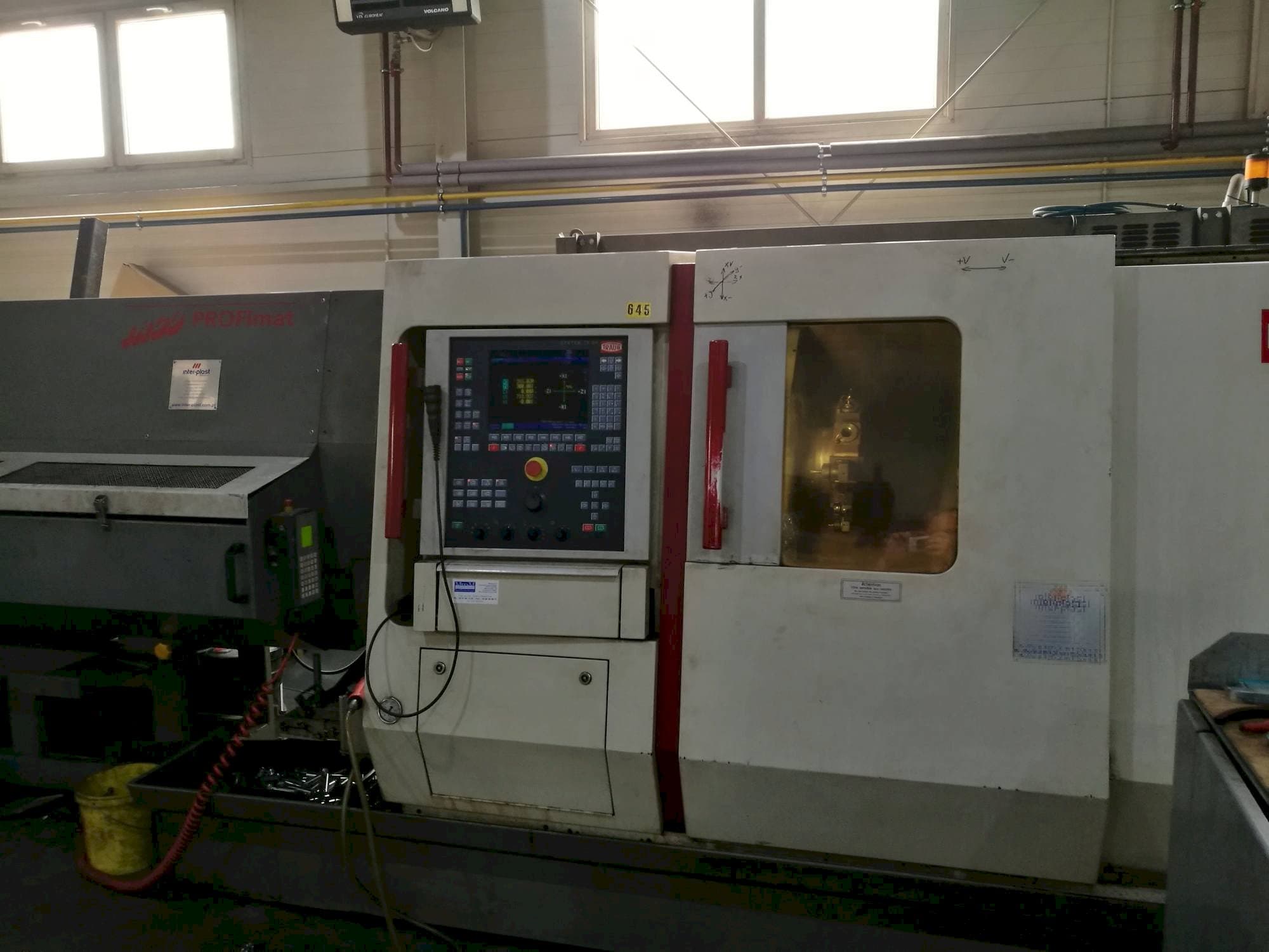 Frontansicht der TRAUB TNC 42/65  Maschine