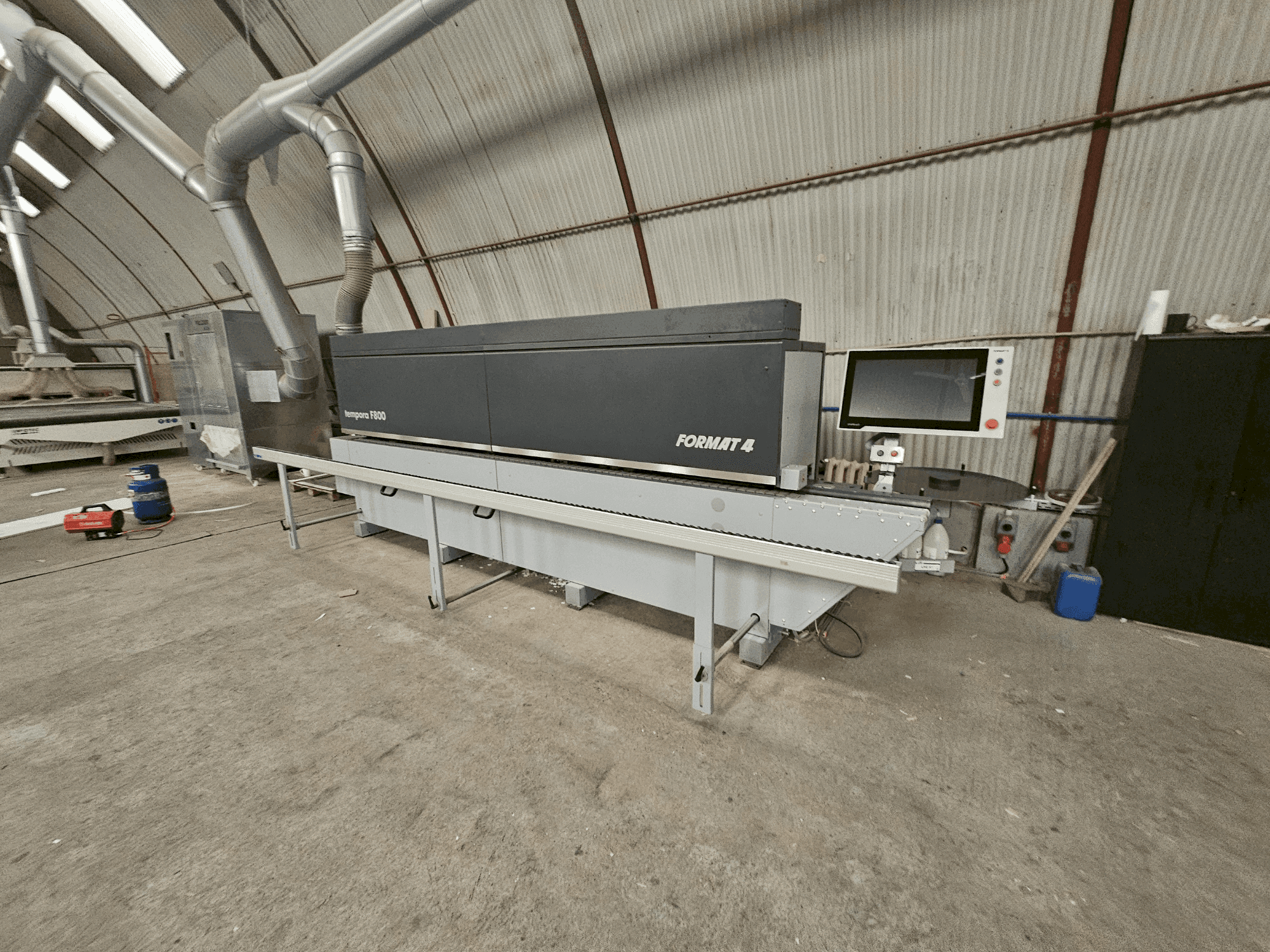 Frontansicht der FORMAT4 Tempora F800 60.12/2 E  Maschine