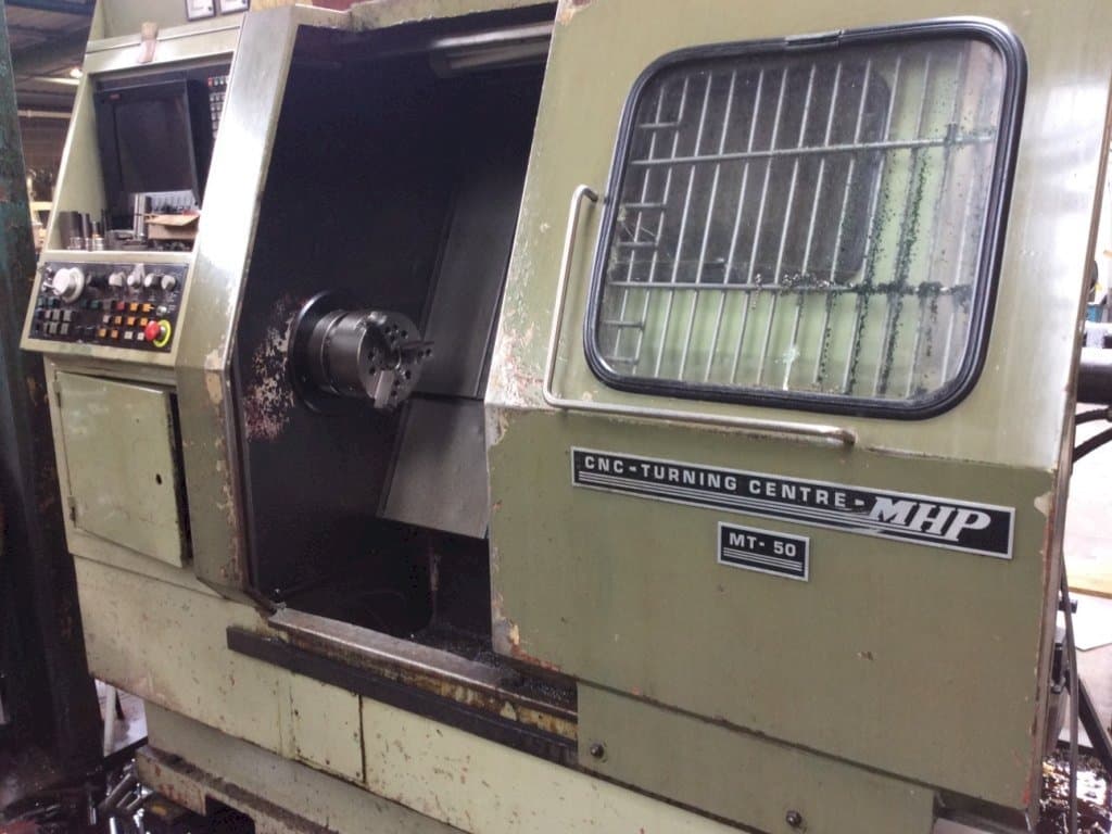 Frontansicht der MHP MT-50 Maschine