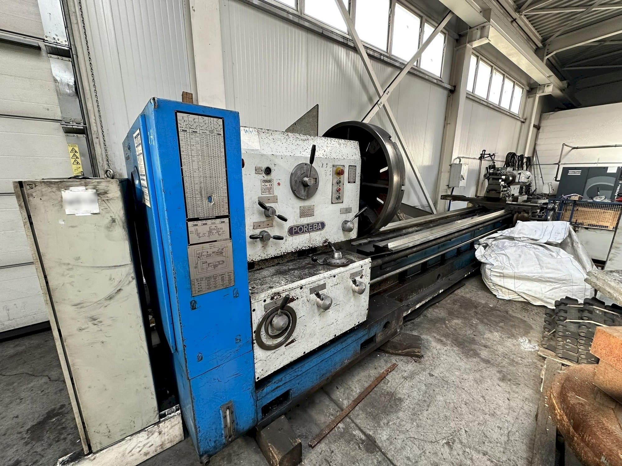 Frontansicht der Poreba TR 115 B3 x 5000  Maschine