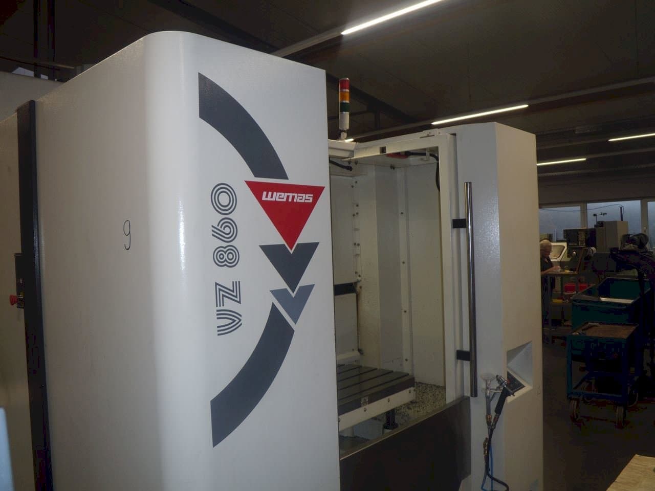 Frontansicht der WEMAS VZ 860 APC  Maschine