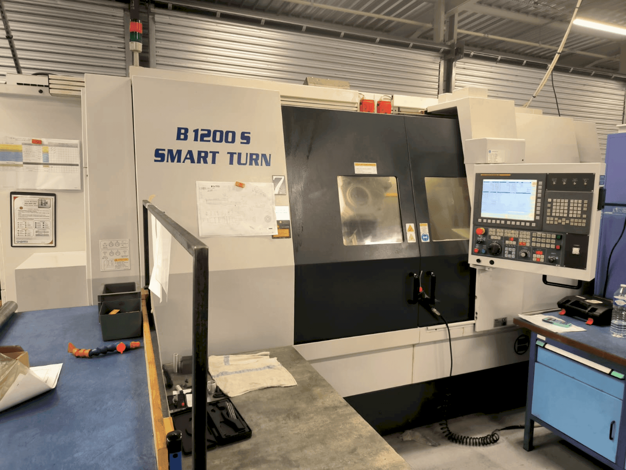 Frontansicht der Biglia B1200S SMART TURN  Maschine
