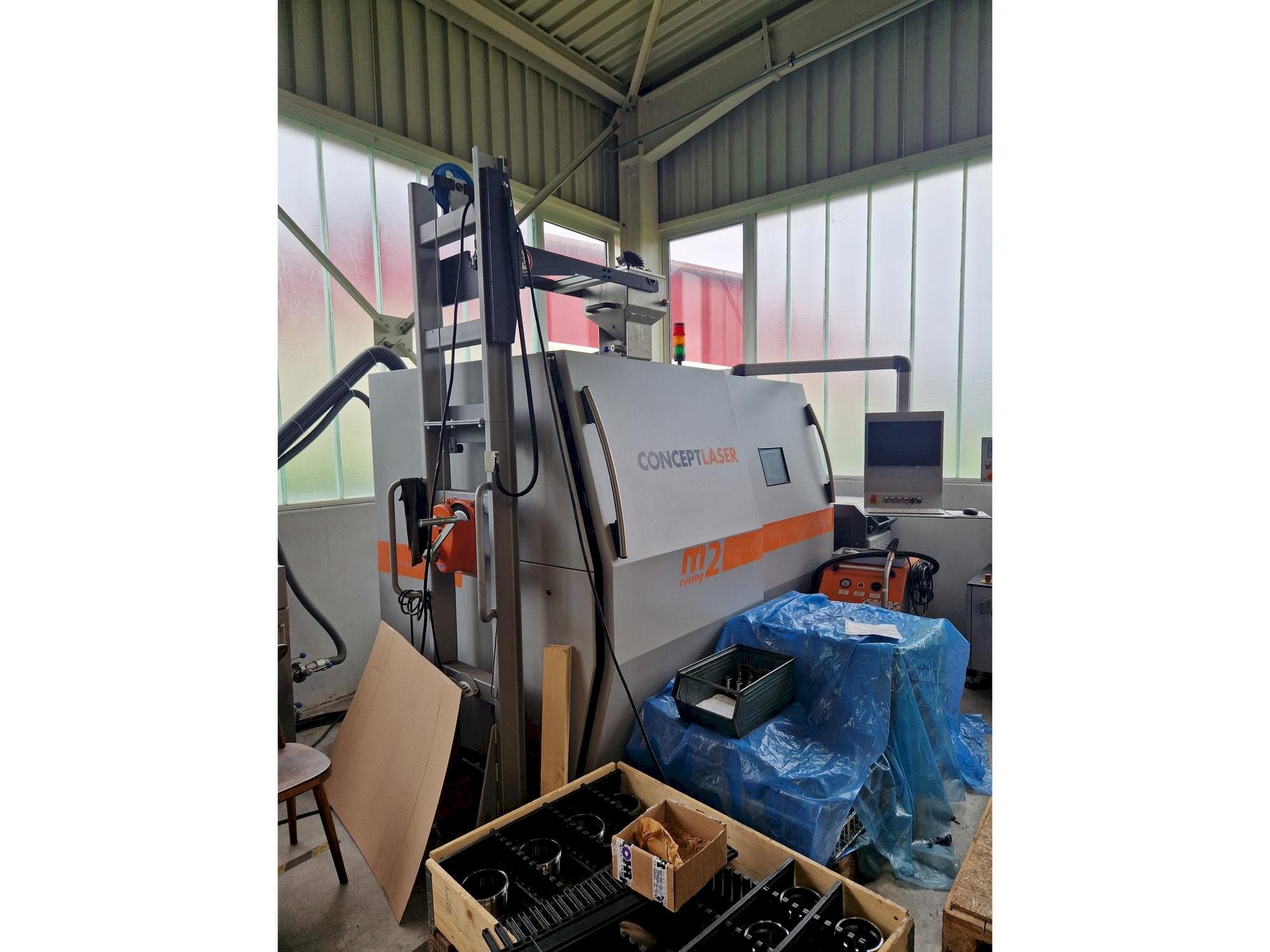 Frontansicht der CONCEPT LASER M2 cusing  Maschine