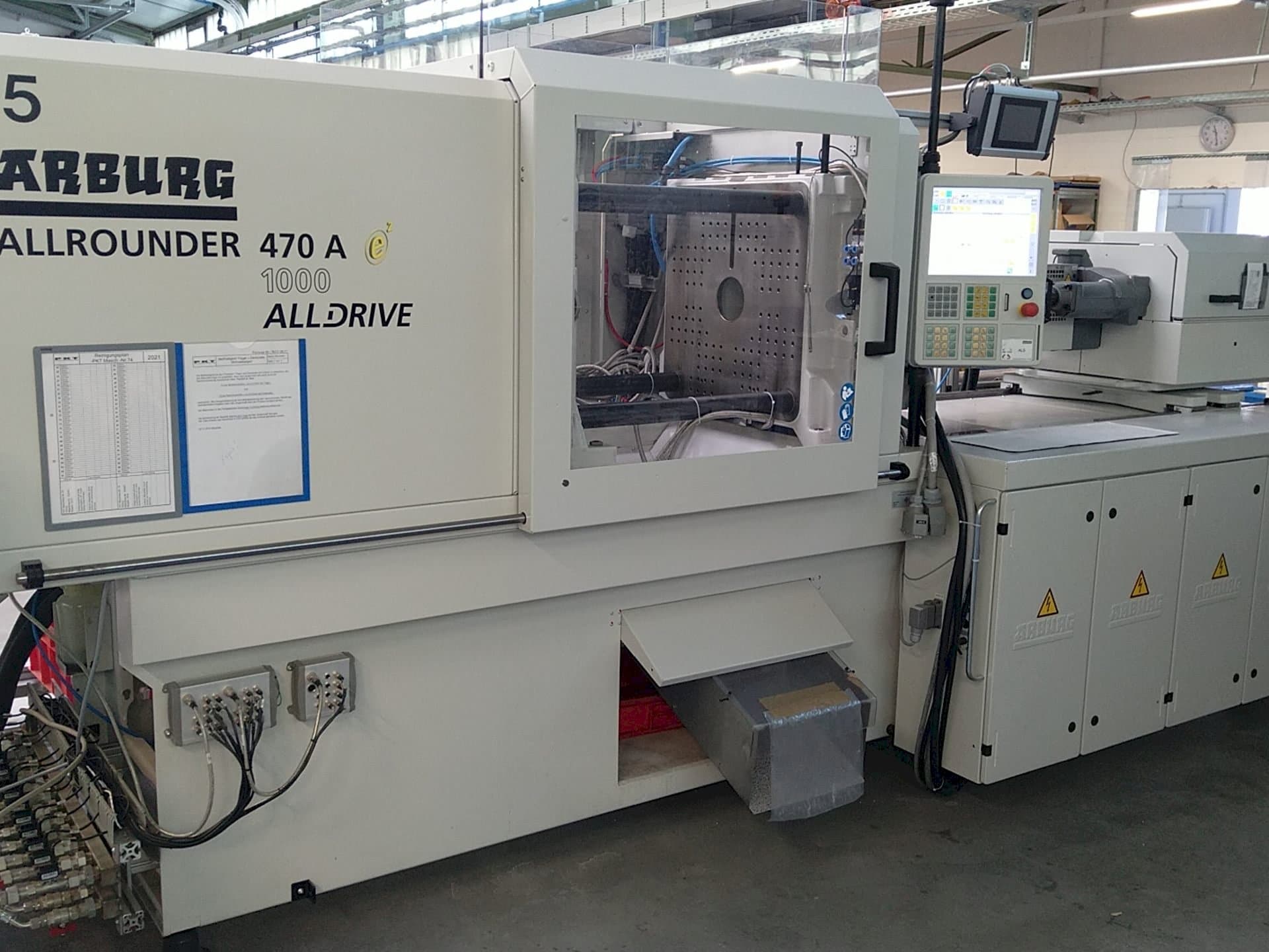 Frontansicht der Arburg Allrounder 470 A 1000-400  Maschine