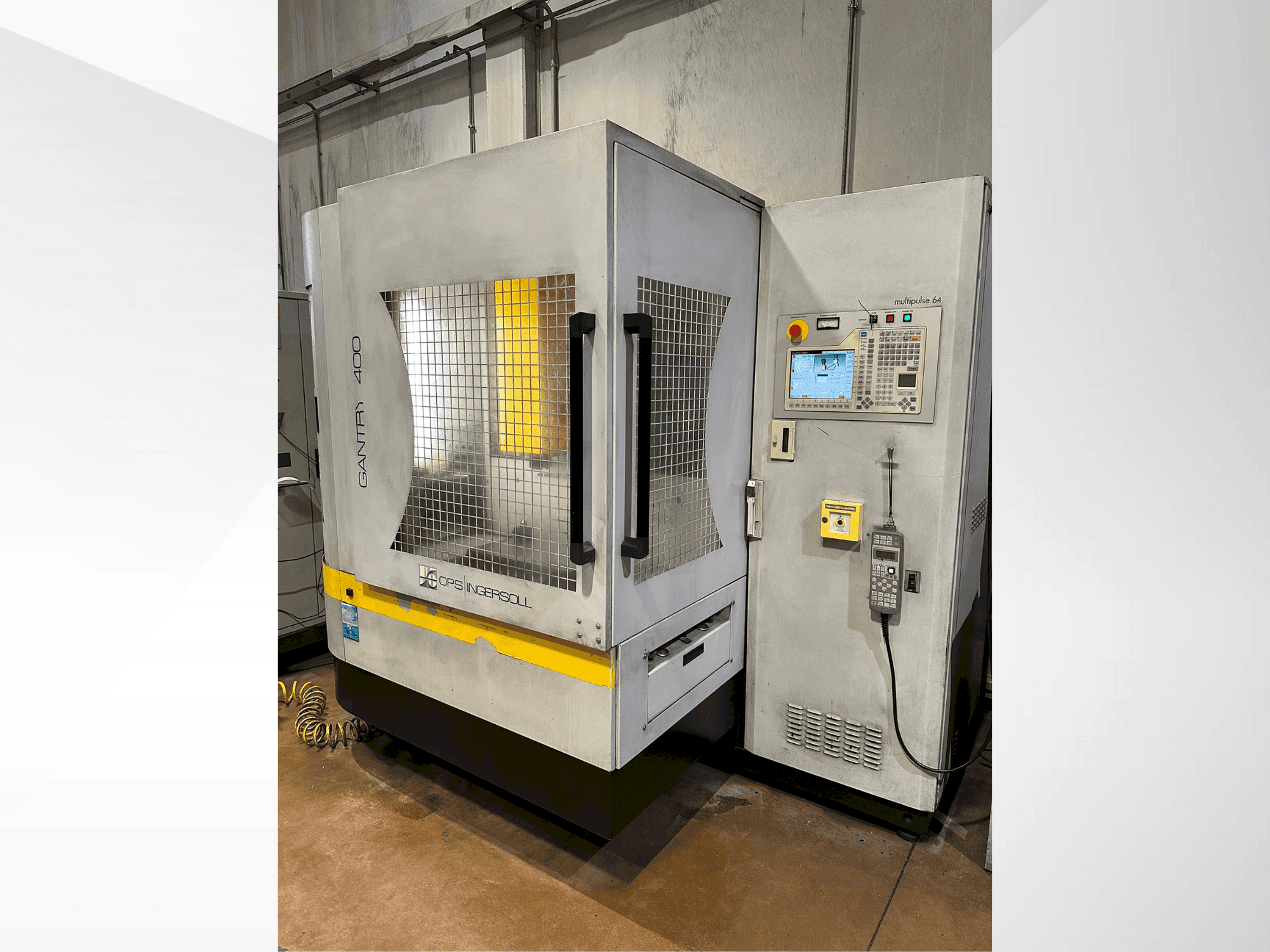 Frontansicht der INGERSOLL Gantry 400  Maschine