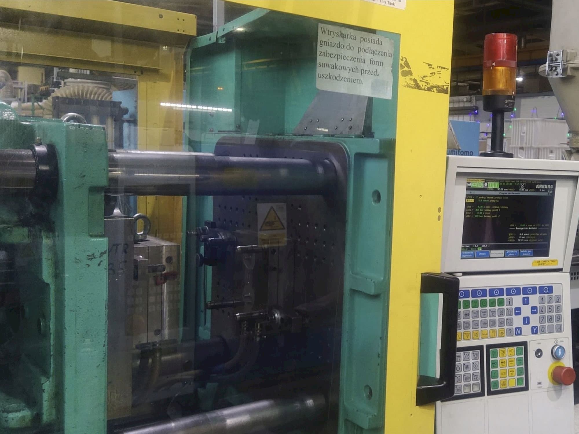 Frontansicht der Arburg 420S ALLROUNDER 1000-350  Maschine