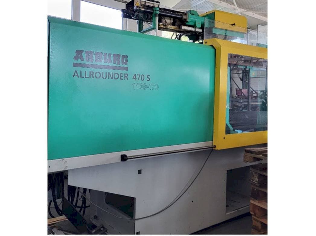 Frontansicht der Arburg Allrounder 470S 1100 - 170/170  Maschine