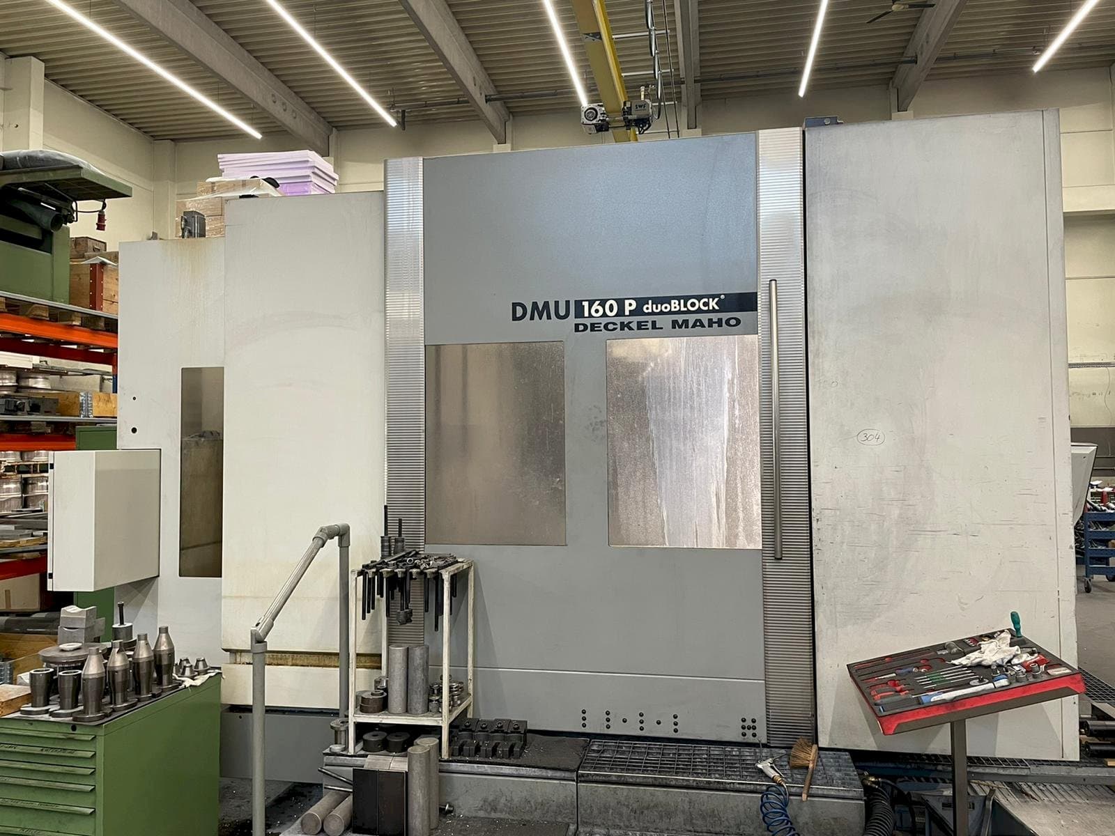 Frontansicht der DECKEL MAHO DMU 160 P duoBLOCK  Maschine