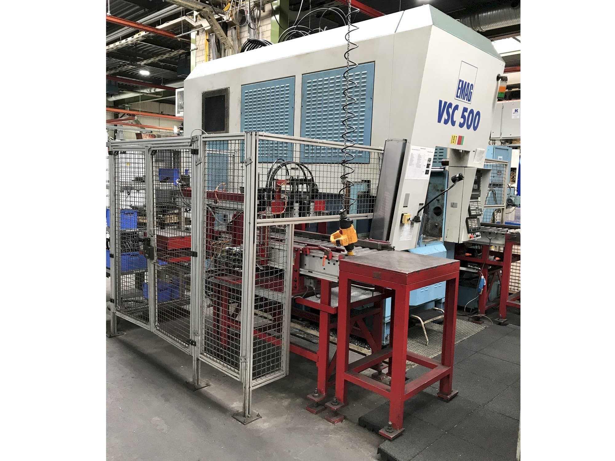 Frontansicht der EMAG VSC 500  Maschine