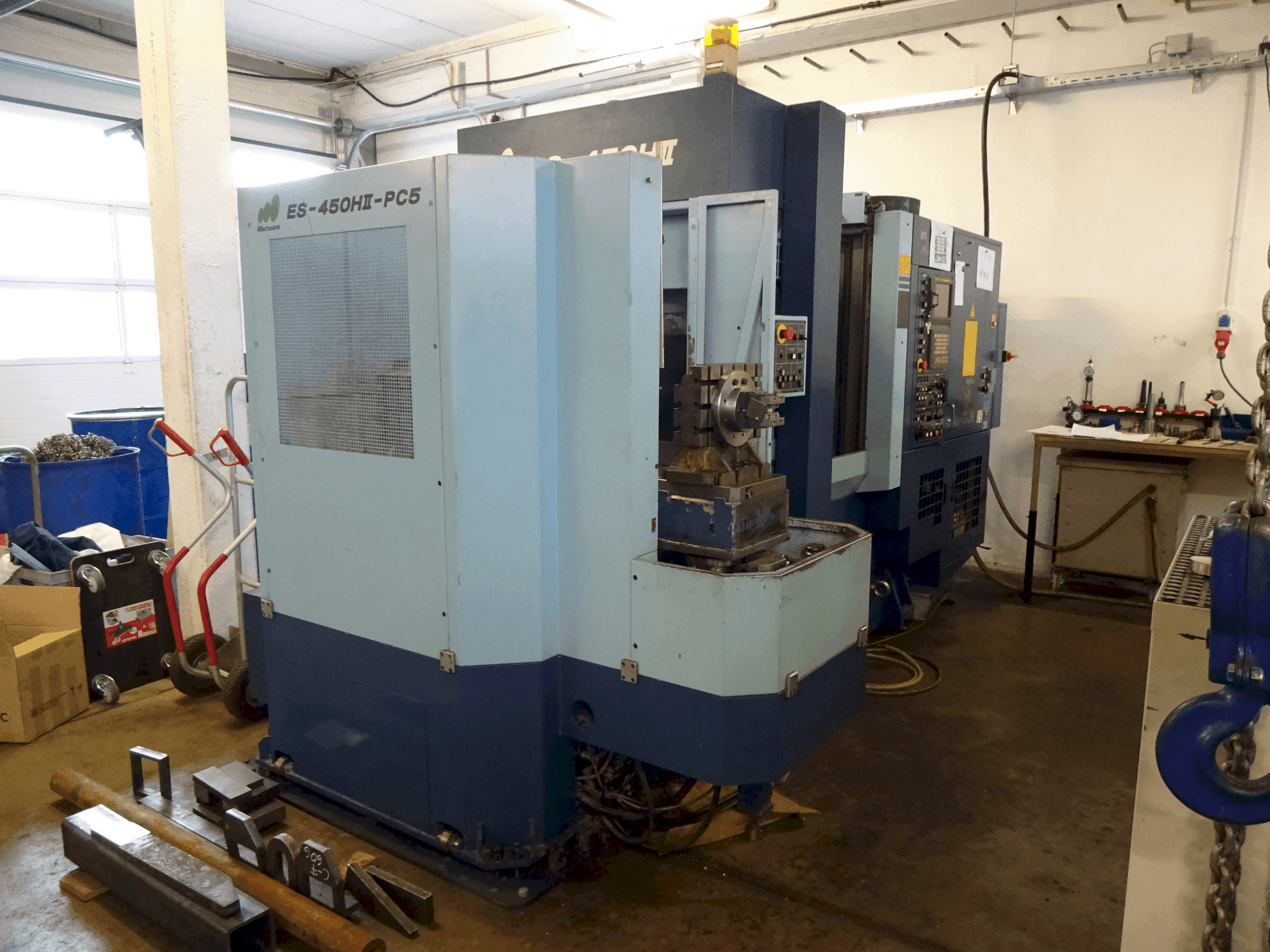 Frontansicht der Matsuura ES-450HII PC5  Maschine