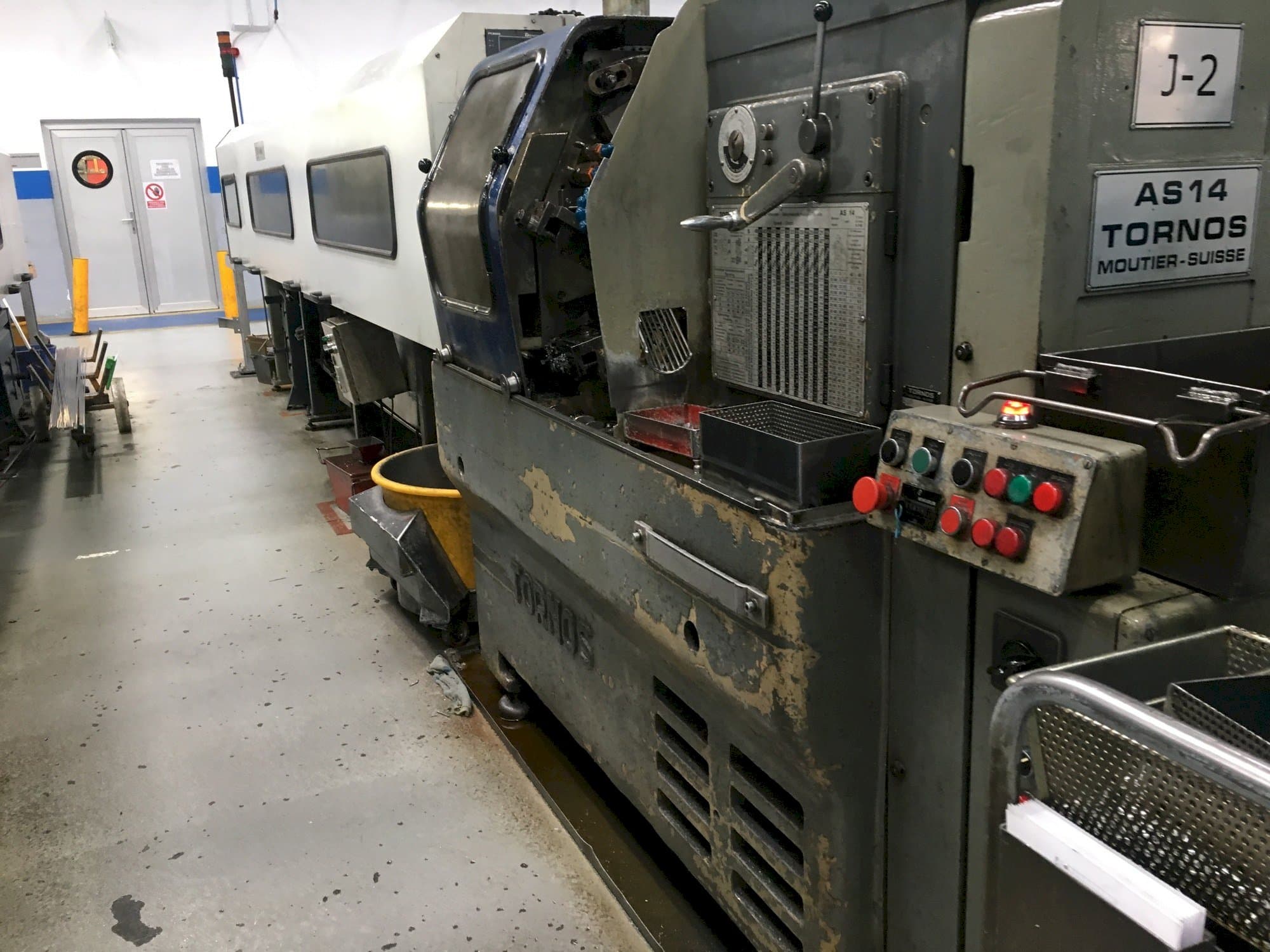Frontansicht der Tornos-Moutier Suisse AS 14  Maschine