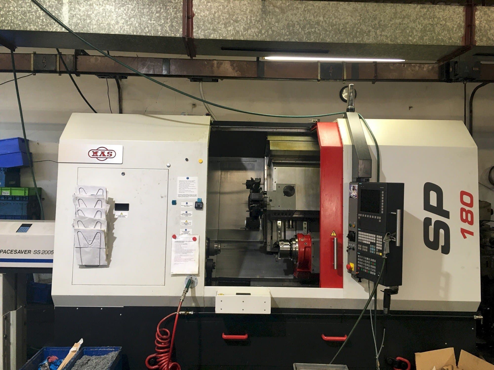 Frontansicht der KOVOSVIT MAS SP 180 SY  Maschine