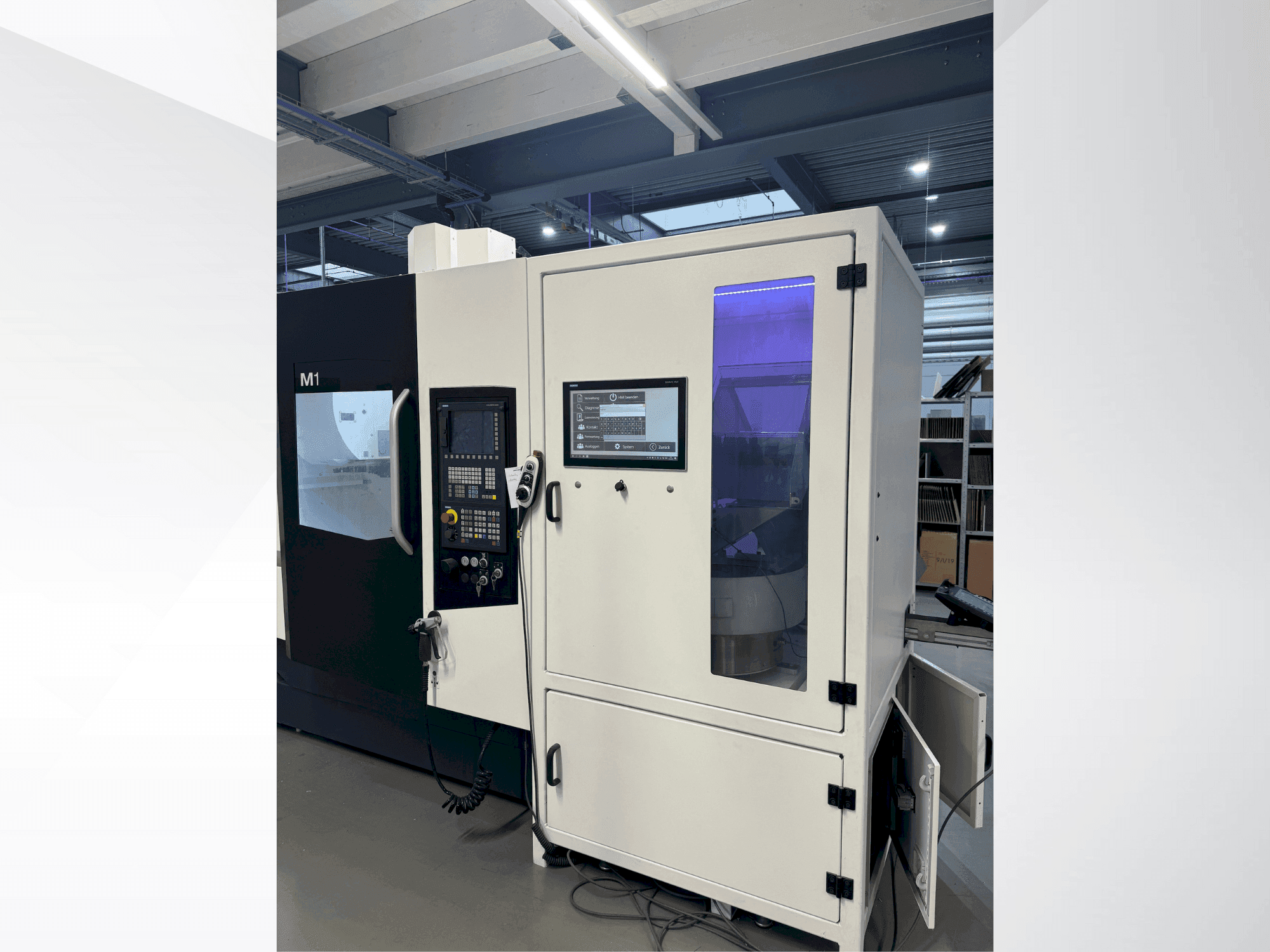 Frontansicht der DMG M1  Maschine