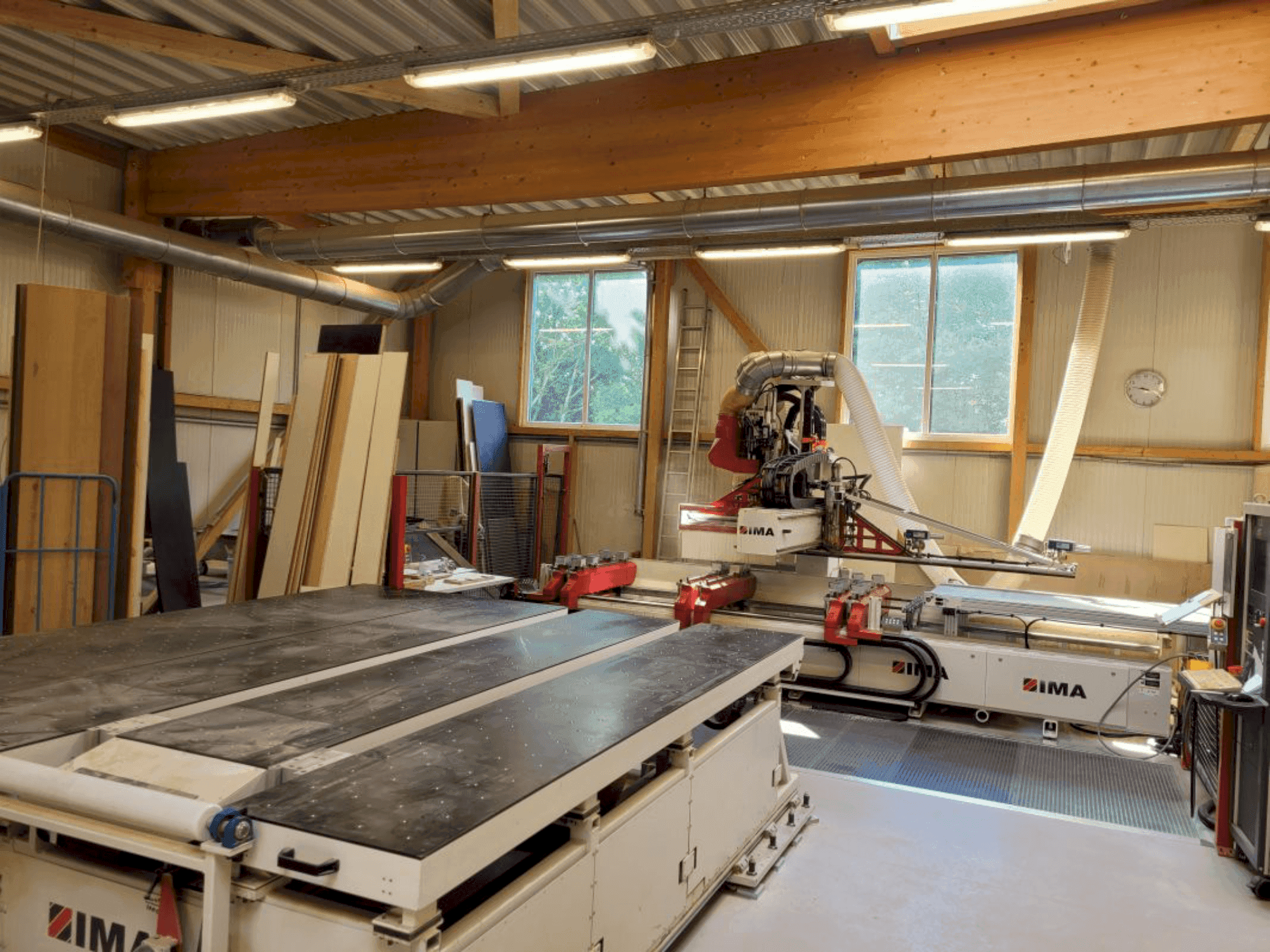 Frontansicht der IMA BIMA CUT 120/300  Maschine