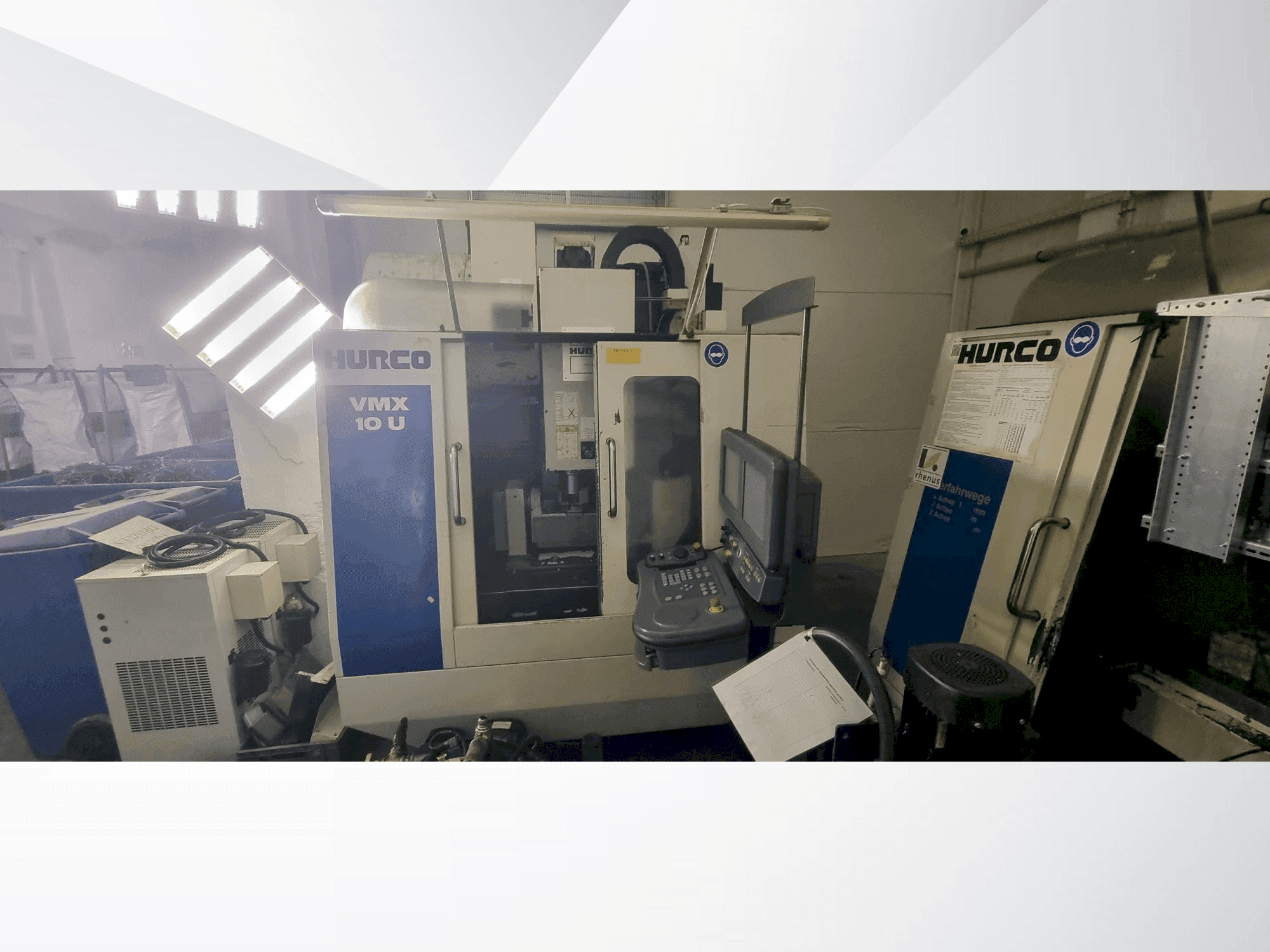 Frontansicht der Hurco VMX 10U Maschine