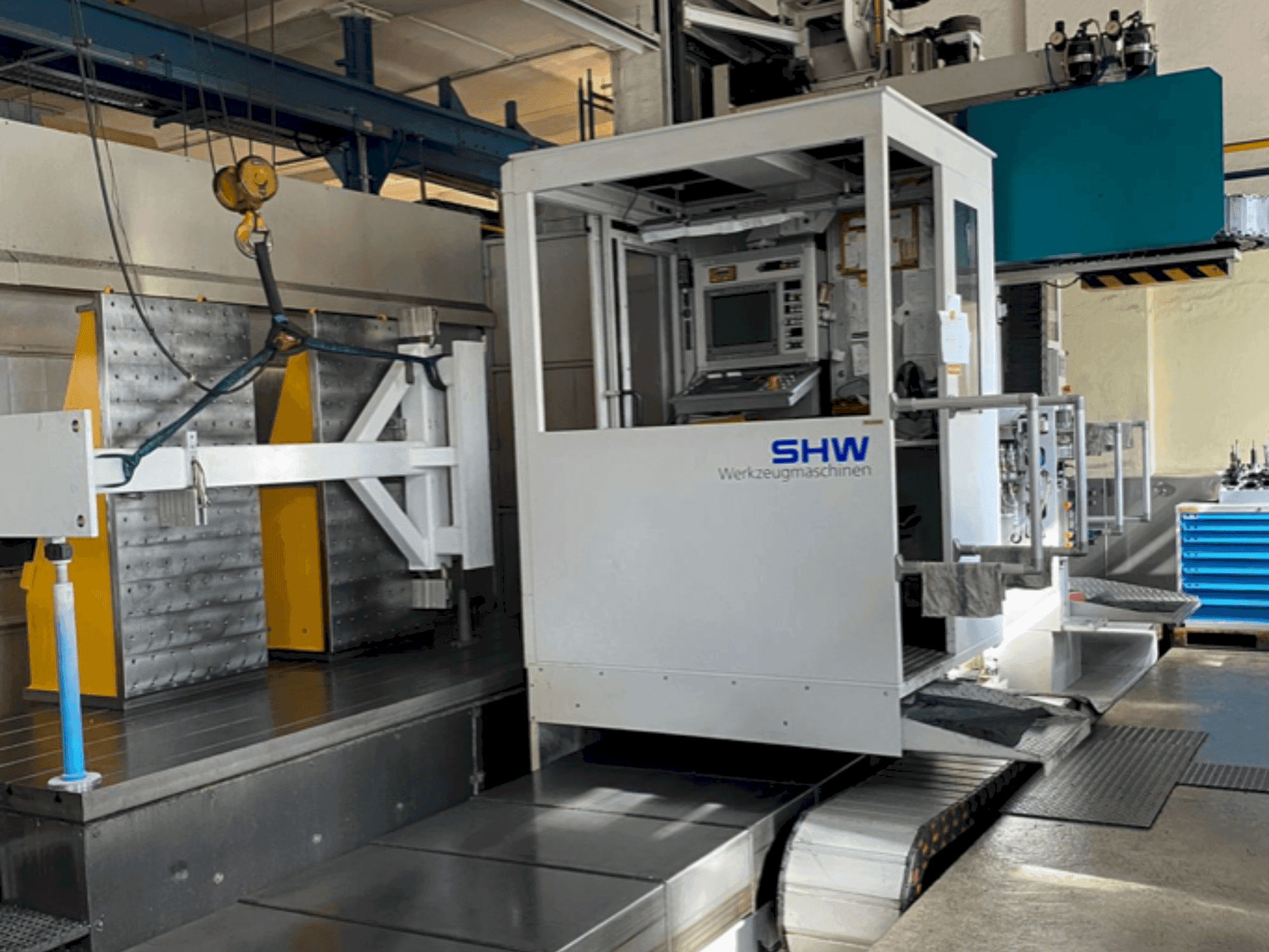 Frontansicht der SHW Powerspeed 5  Maschine