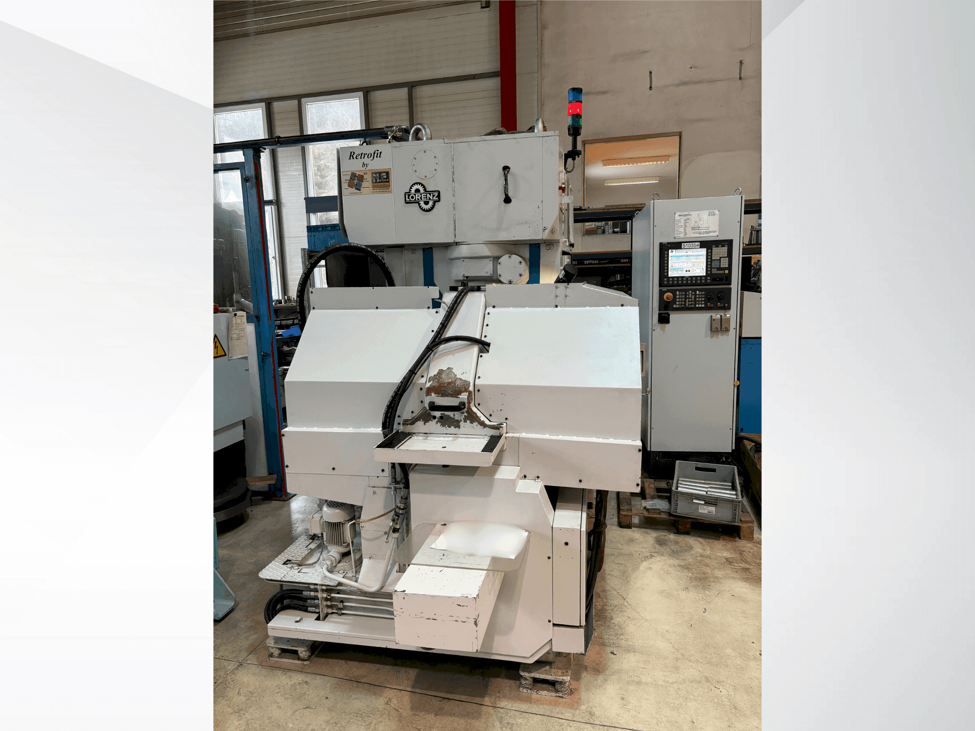 Frontansicht der LORENZ LS 150  Maschine