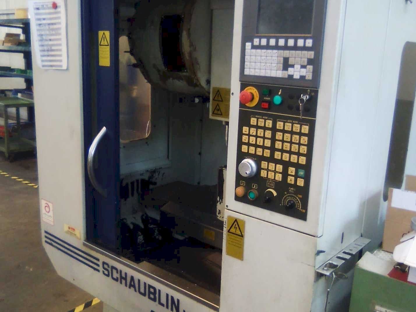 Frontansicht der SCHAUBLIN 48V  Maschine