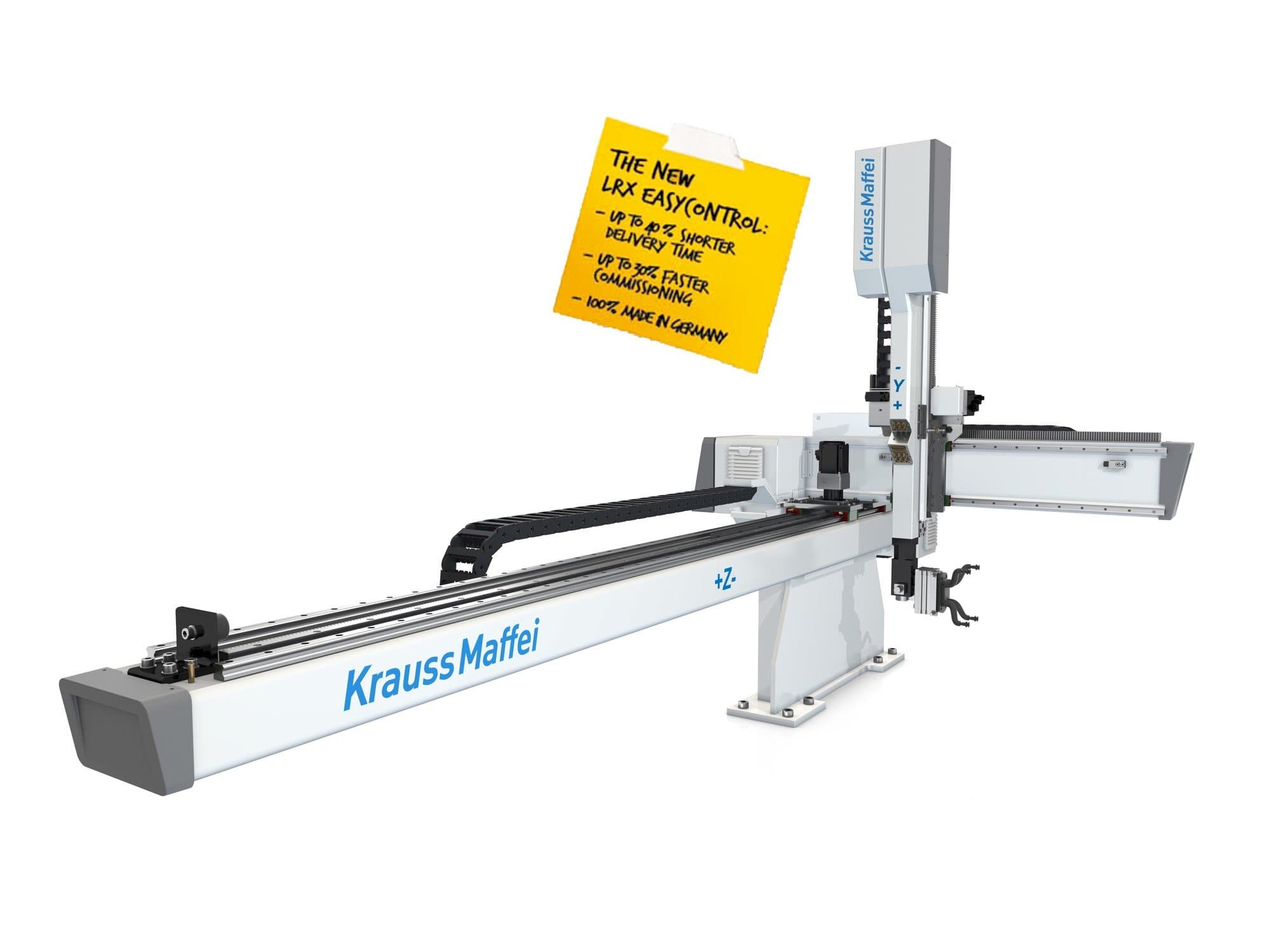 Frontansicht der Krauss Maffei LRX EasyControl 50  Maschine