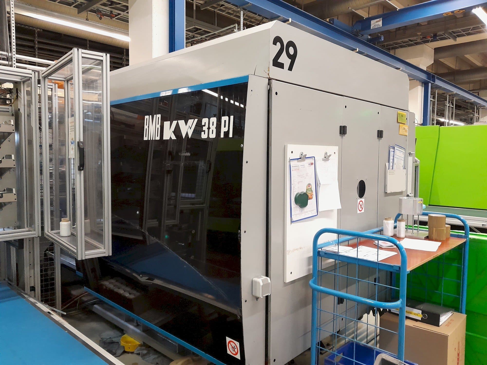 Frontansicht der BMB KW 38 PI/1300  Maschine