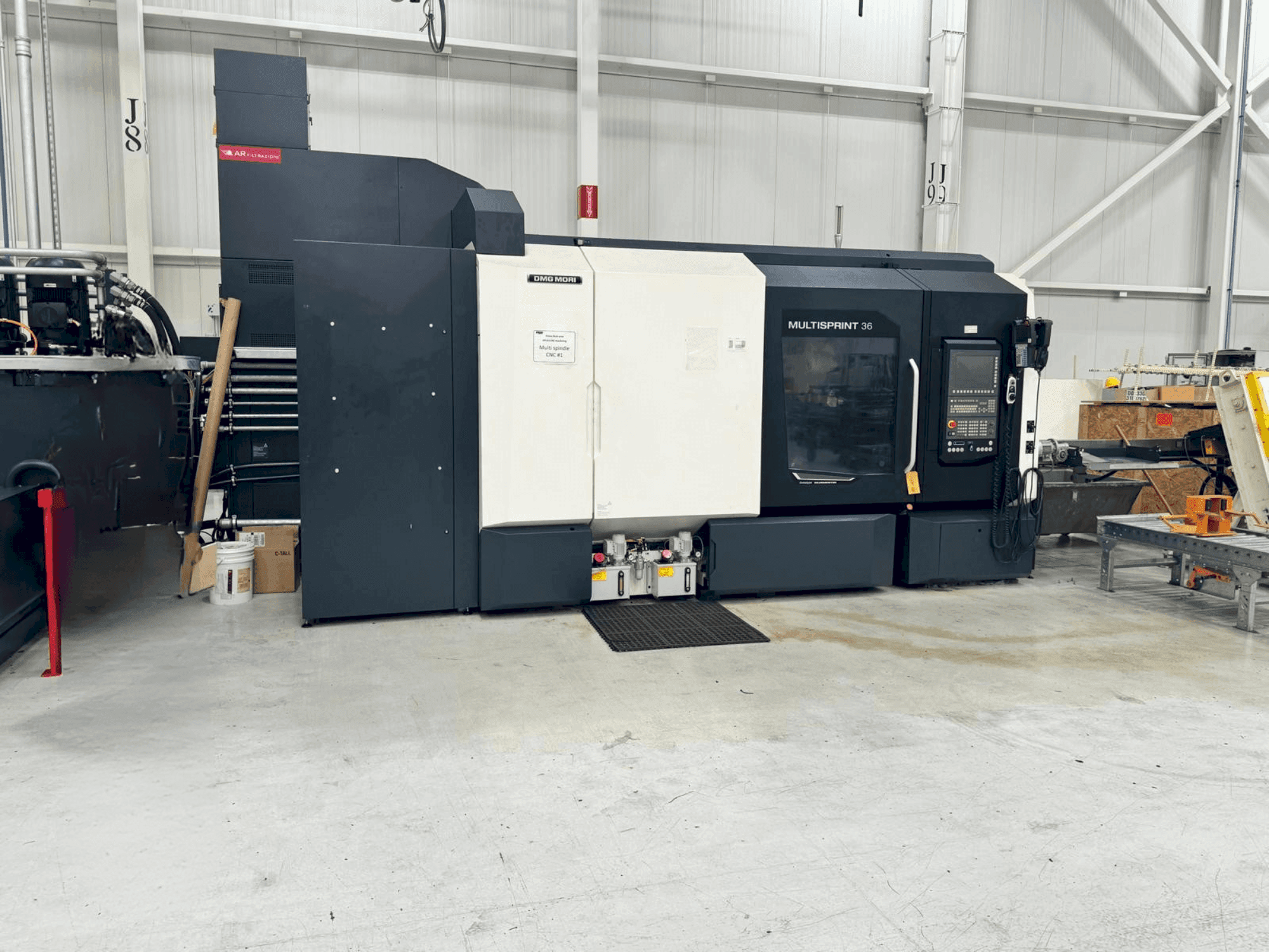 Frontansicht der DMG MORI Multisprint 36  Maschine