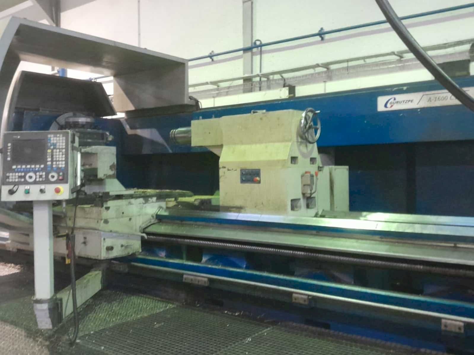 Frontansicht der Gurutzpe A-1600 CNC  Maschine