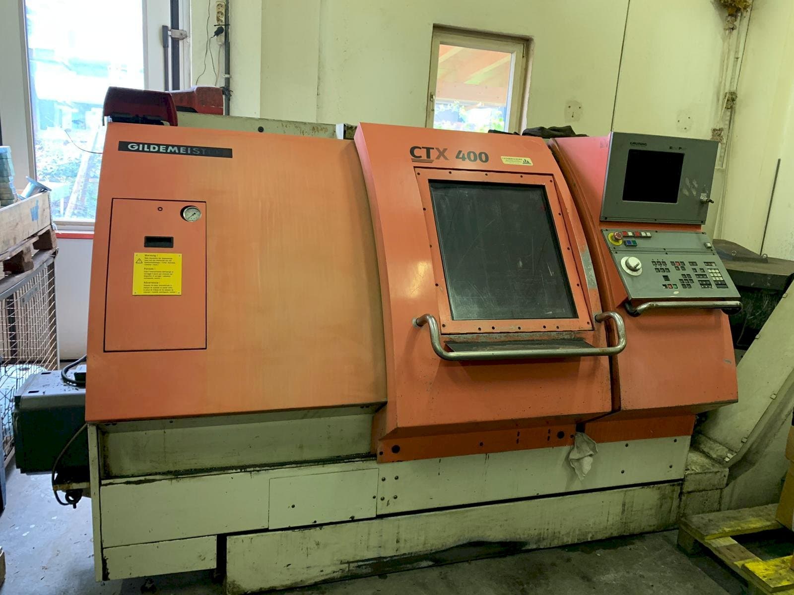 Frontansicht der Gildemeister CTX 400  Maschine