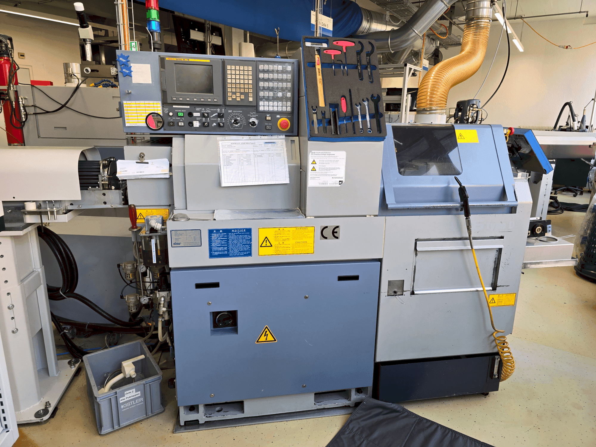 Frontansicht der STAR MICRONICS SB-16D  Maschine