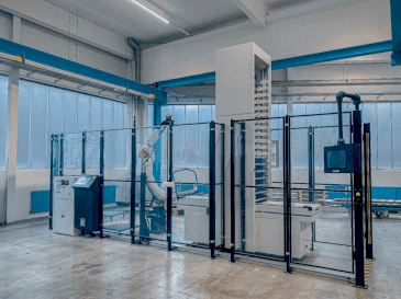 Frontansicht der FANUC ARC Mate 120iD/35, M-20iD/35  Maschine
