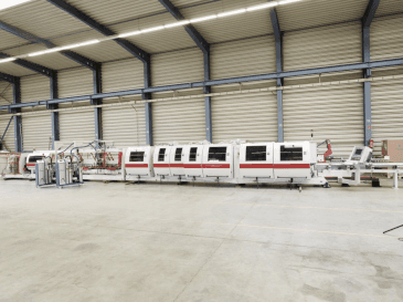 Frontansicht der WEHRMANN Combima /K/I/R80/1260/V Maschine