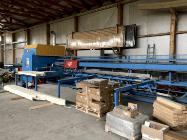 Frontansicht der HUNDEGGER Speed-Cut SC1  Maschine