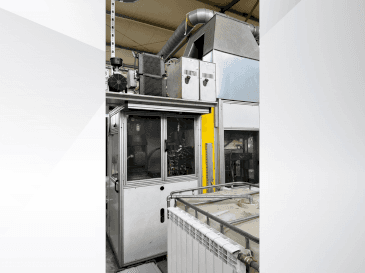 Frontansicht der Kloeckner Desma 968.250 ZO  Maschine