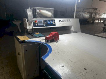 Frontansicht der KUPER FWS 1250  Maschine